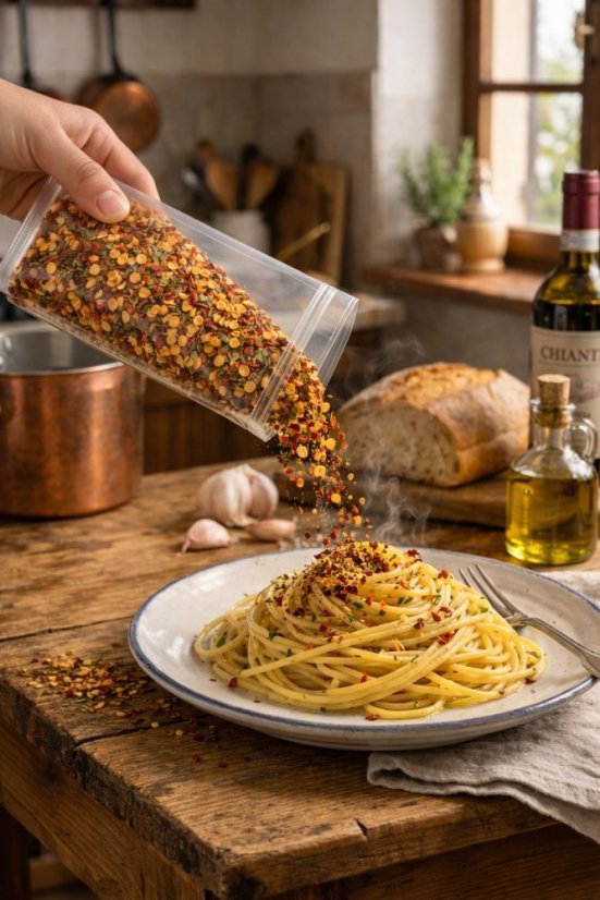 5x Směs koření na těstoviny Aglio Olio e Peperoncino, 80 g