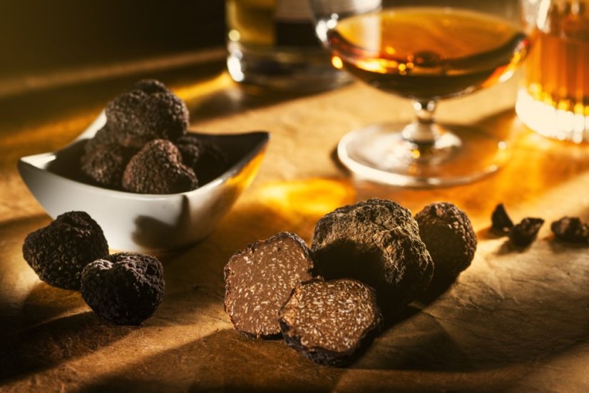 Čokoládový lanýž s hořkou čokoládou, 100 g (Tartufo Regale Black)