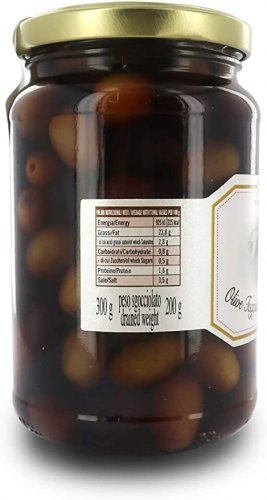 Olivy Taggiasche ve slaném nálevu, 300 g