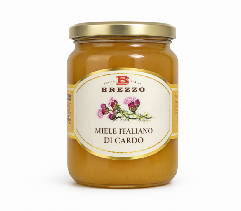 Italský med z bodlákových květů, 500 g (Miele di Cardo)