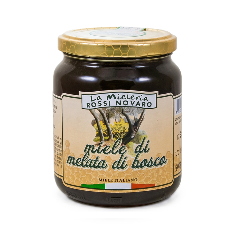 Italský Medovicový med / Lesní med, 500 g (Miele di Melata di Bosco) z Toskánska