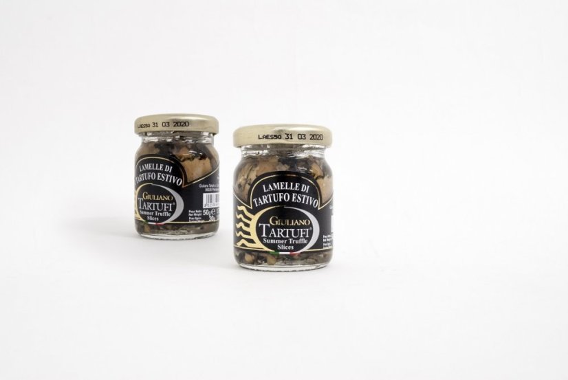 Carpaccio (plátky) z černého letního lanýže, 50 g / 30 g