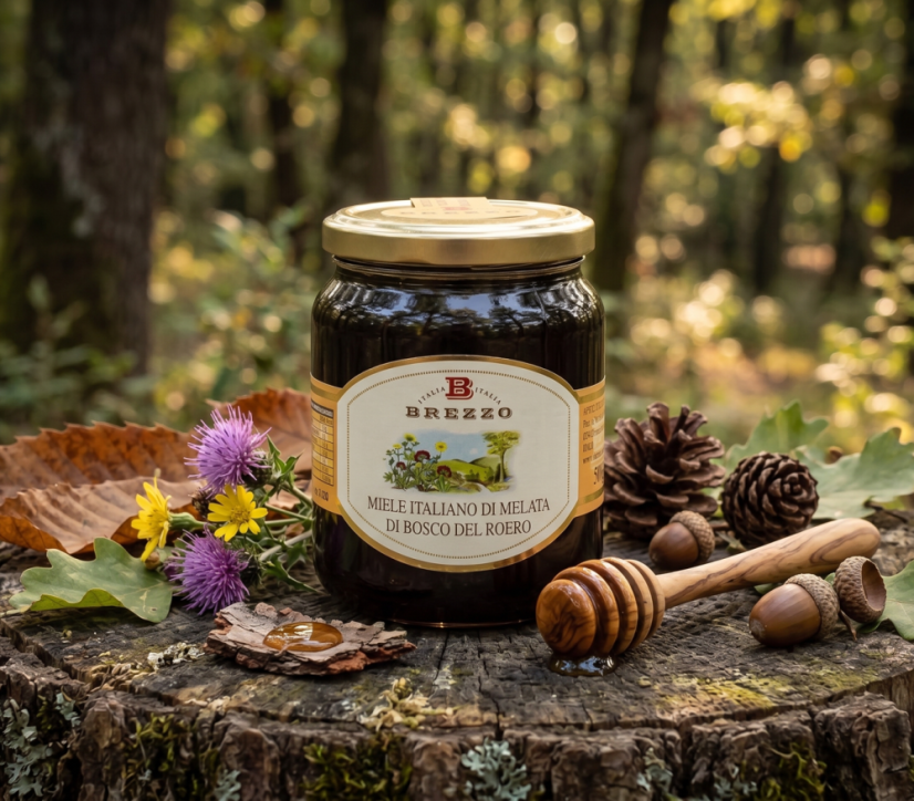 Italský Medovicový med / Lesní med, 500 g (Miele di Melata di Bosco)