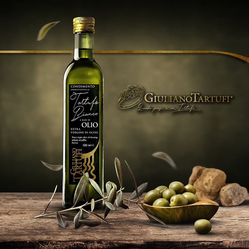 5x Extra panenský olivový olej s bílým lanýžem, 250 ml  (Lanýžový Olej)