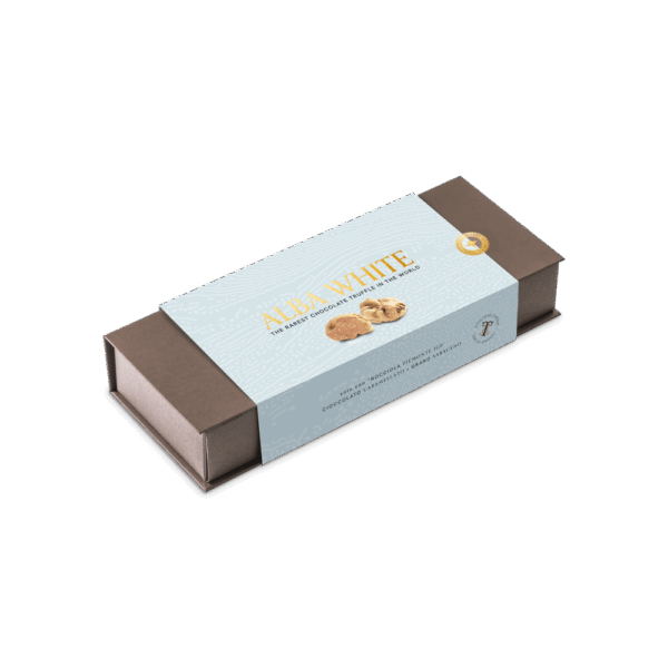 Čokoládový lanýž s bílou čokoládou, 100 g (Tartufo Regale Alba White)