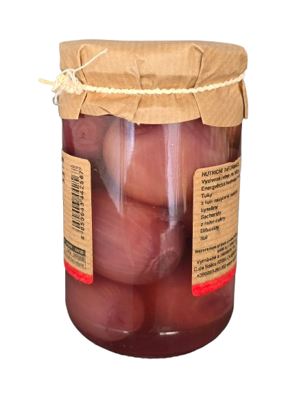 Červené cibule z Tropejí ve sladkokyselé, 280 g