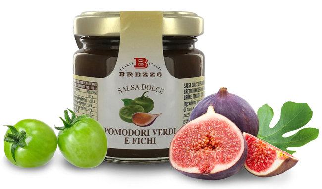 Dárkový set 5 džemů k sýrům na dřevěném podstavci