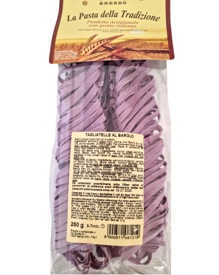 Těstoviny Tagliatelle s vínem Barolo, 250 g