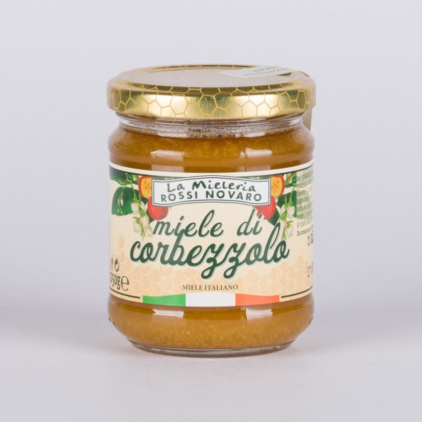 Italský med z planikových květů, 250 g (Miele di Corbezzolo)