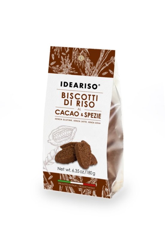 Rýžové sušenky s kakaem, 180 g