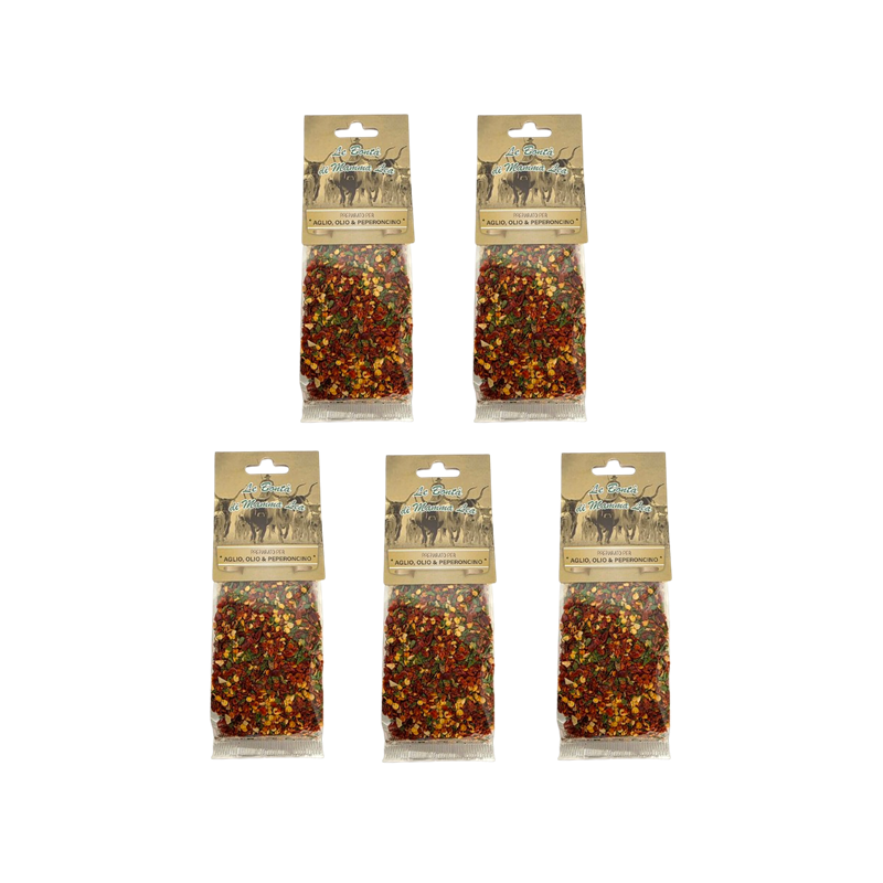 5x Směs koření na těstoviny Aglio Olio e Peperoncino, 80 g