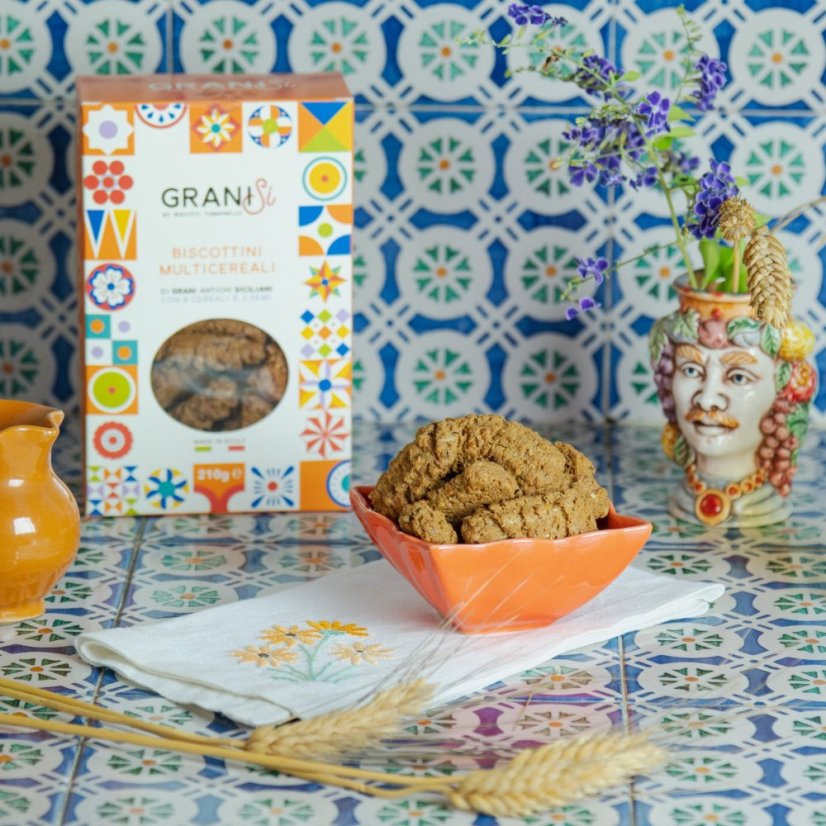 Sicilské vícezrnné sušenky, 210 g