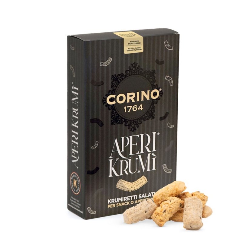 Slané sušenky AperiKrumì 4 chutí, 250 g