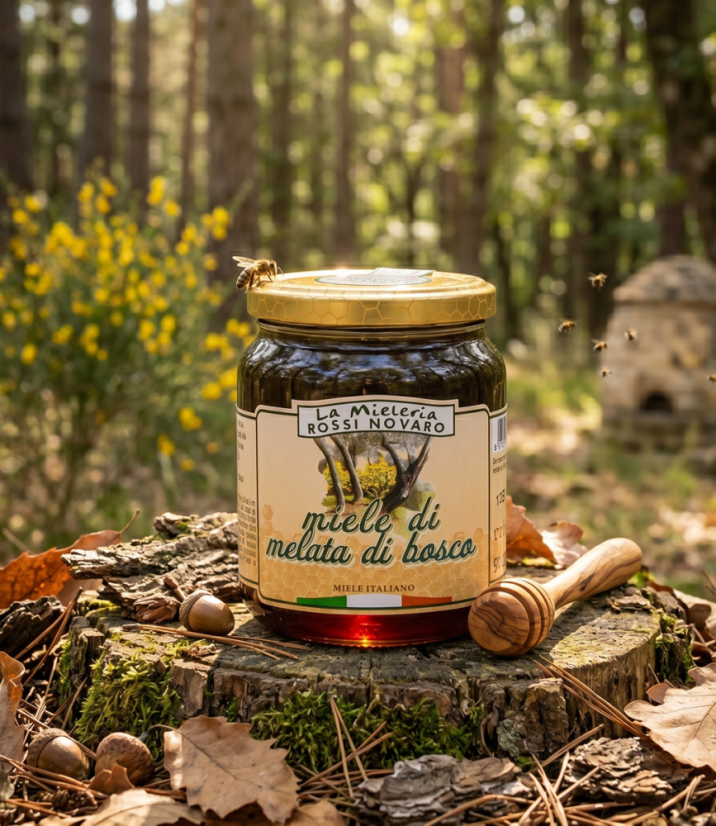 Italský Medovicový med / Lesní med, 500 g (Miele di Melata di Bosco) z Toskánska