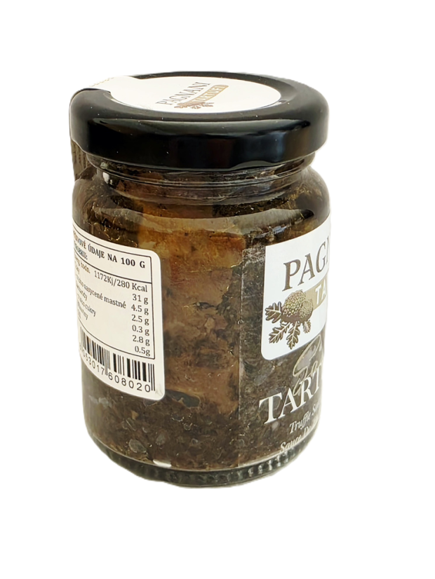 Lanýžová omáčka 10 % s lanýžovými plátky, 90 g  (Lanýžová pasta)