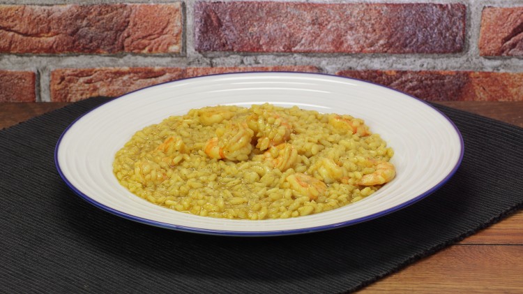 Italské rizoto na kari s krevetami, 250 g (Risotto Gamberetti e Curry)