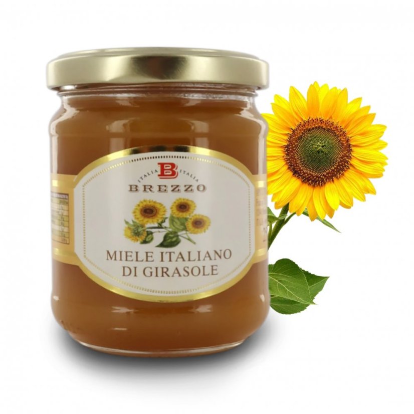 Italský med ze slunečnicových květů, 250 g (Miele di Girasole)
