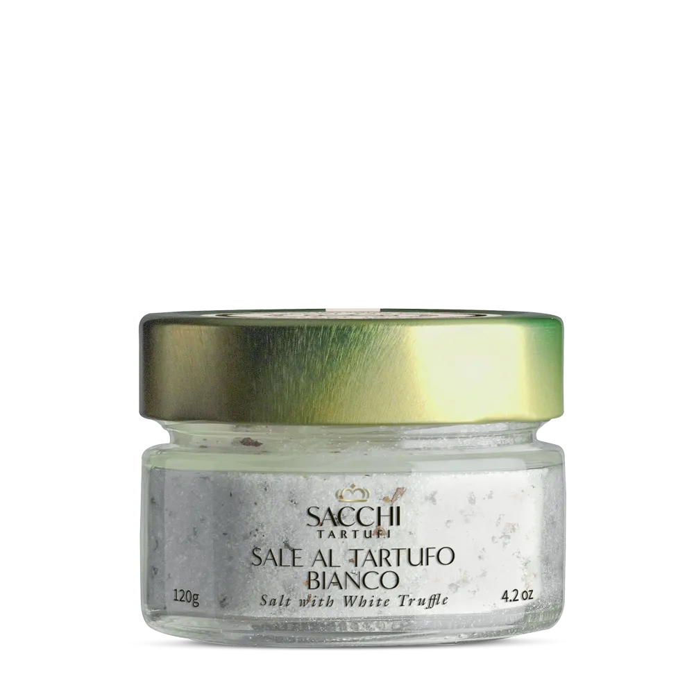 Jemná mořská sůl s drahocenným bílým lanýžem, 120 g  (Lanýžová sůl)