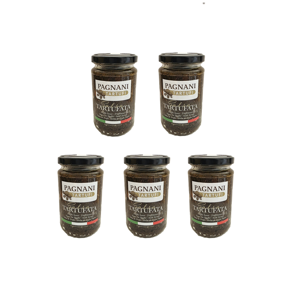 5x Lanýžová omáčka 10 % s lanýžovými plátky, 180 g  (Lanýžová pasta)