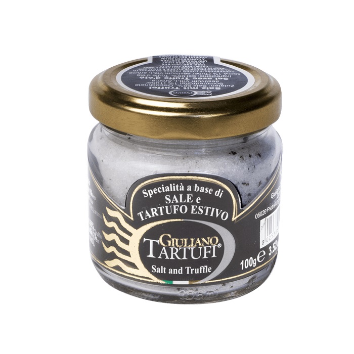 Jemná mořská sůl s černým lanýžem, 100 g  (Lanýžová sůl)