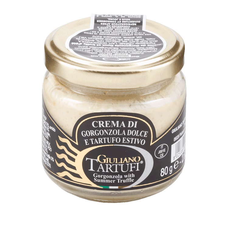 Sýrový krém z Gorgonzoly s černým lanýžem, 80 g