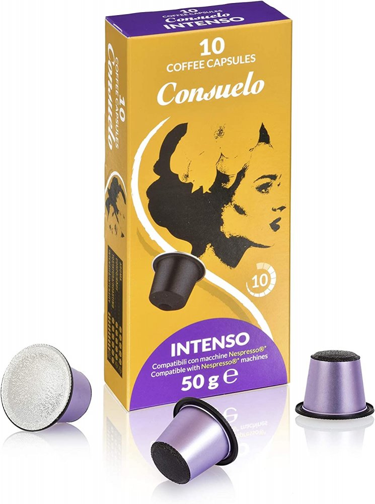 Levně Káva Caffé Consuelo INTENSO - 10 kapsli kompatibilni s nespresso®