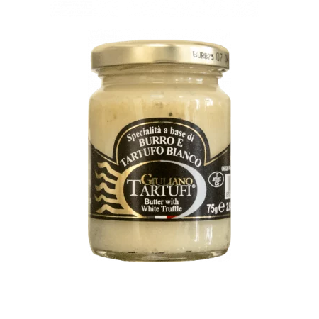Levně Lanýžové máslo s kousky bílého lanýže 5,5% - 75g