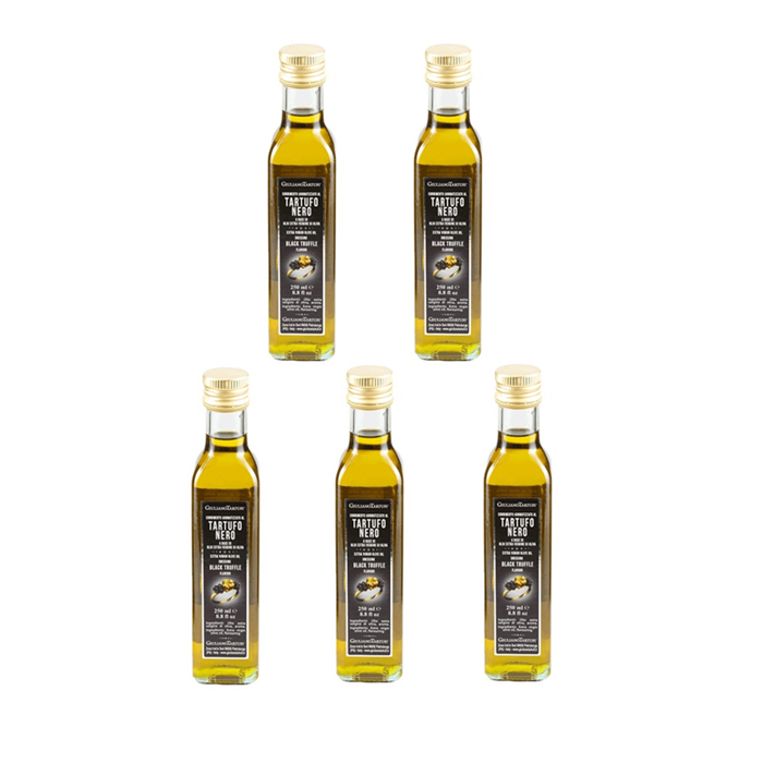 5x Extra panenský olivový olej s černým lanýžem, 250 ml  (Lanýžový Olej)